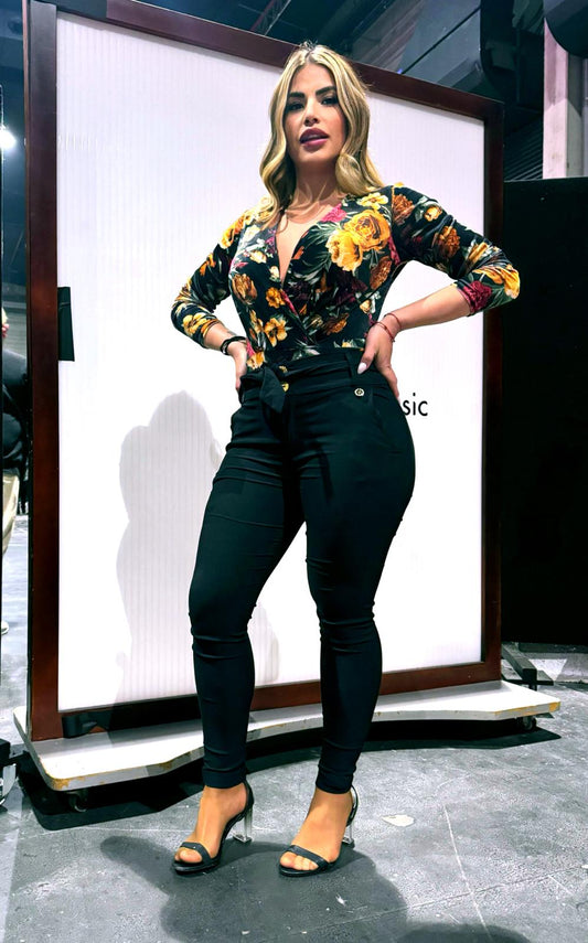 Pantalón bengalina clochard negro