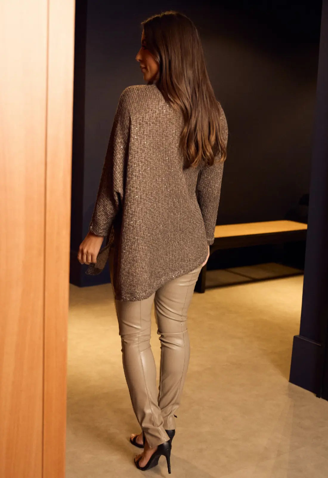 Jersey Fendi Tricot Terciopelo con Microlentejuelas