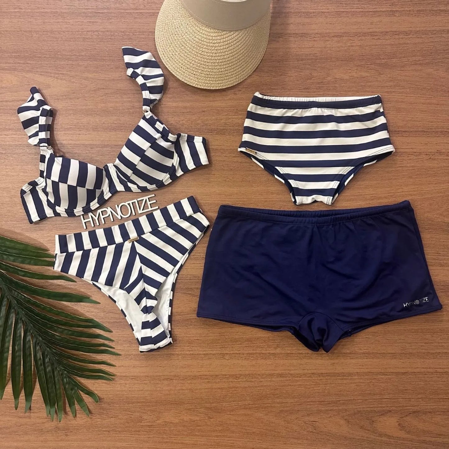 Bikini Grasieli Rayado Marino