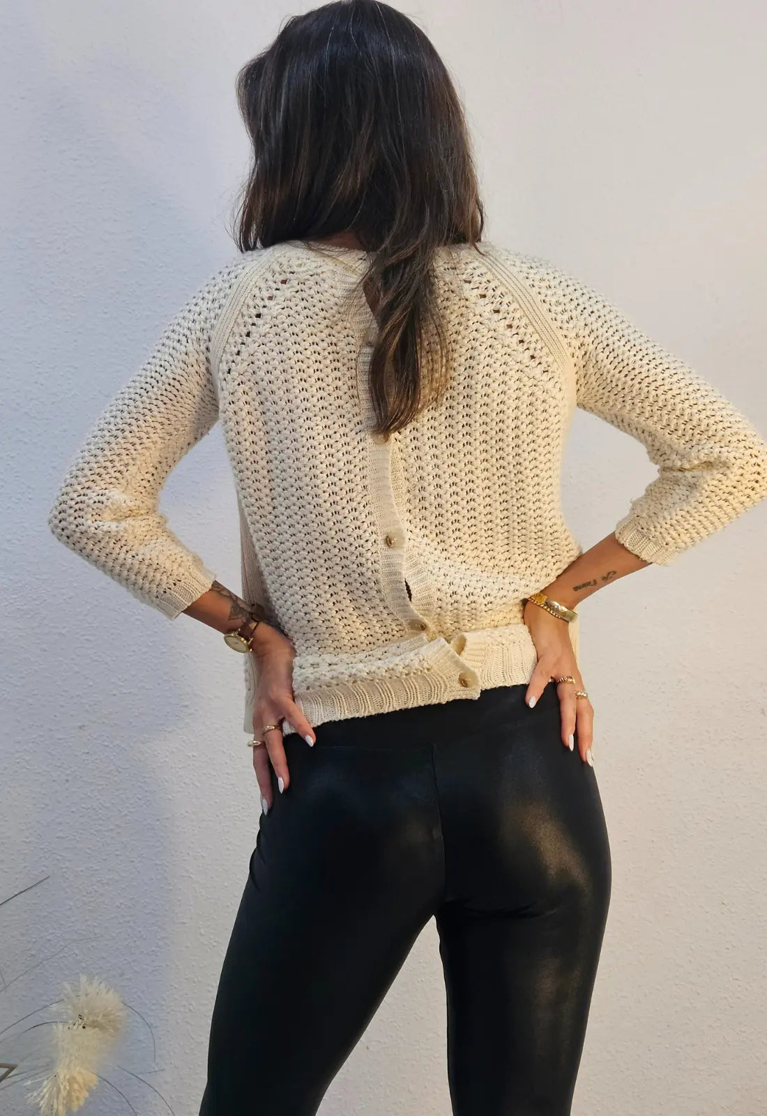 Legging tiro alto negro