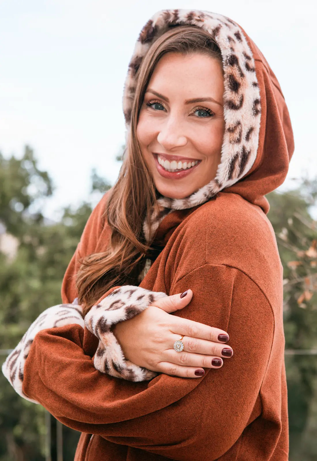 Poncho Animal Print